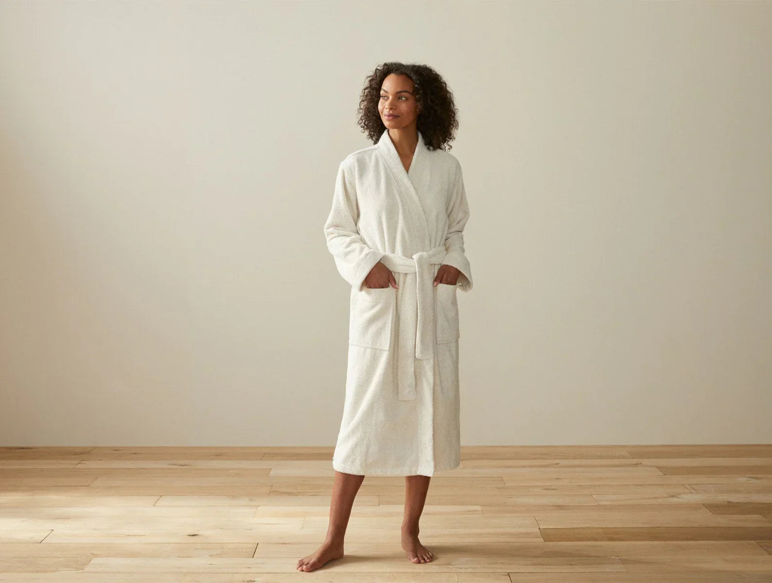 Coyuchi Unisex Organic Waffle Robe