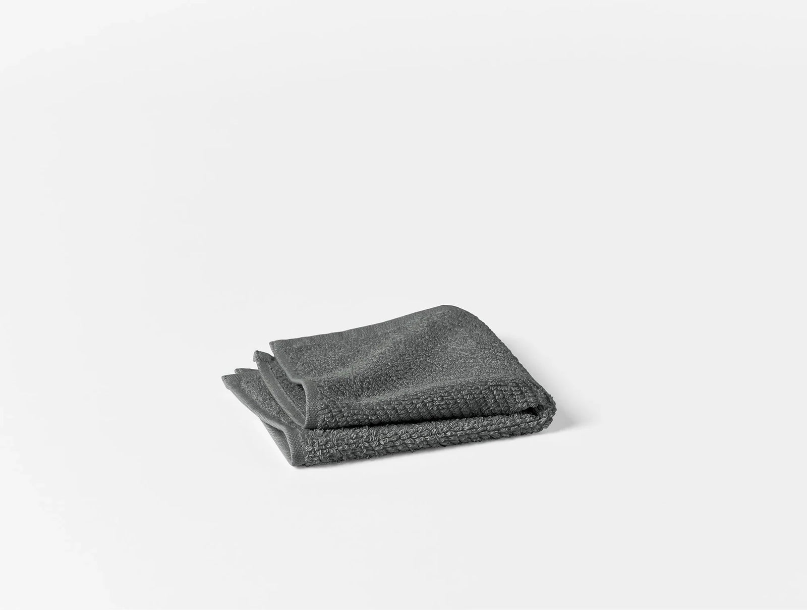 Coyuchi Wash Cloths - Set of 6 Shadow Air Weight Organic Towels & Bath Mats