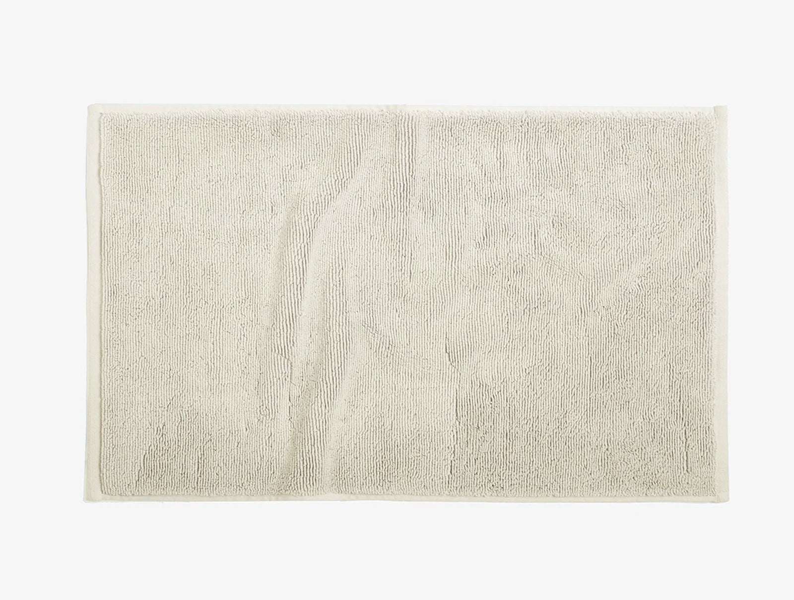 Coyuchi Bath Mat 24" x 36" Undyed Cloud Loom Organic Towels & Bath Mat