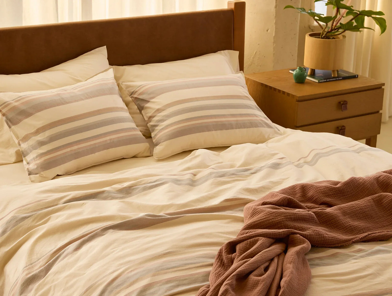 Coyuchi Crestridge Organic Duvet Cover