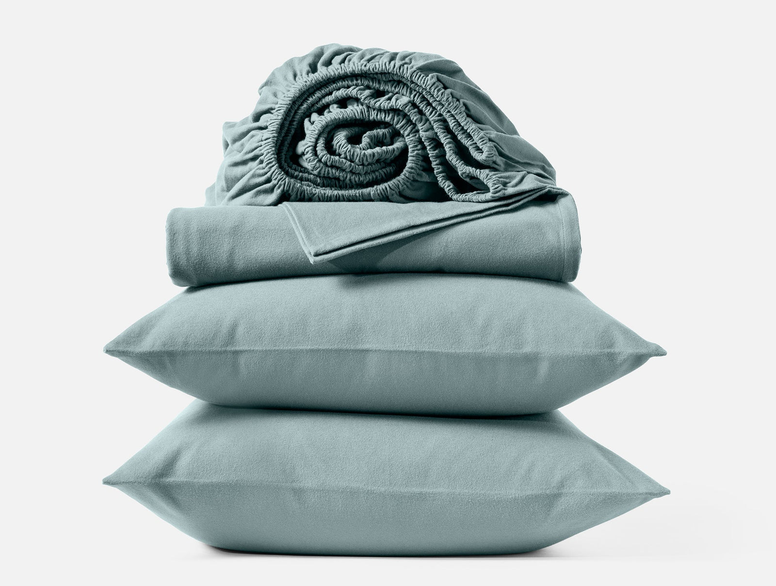 Coyuchi Cloud Brushed Organic Flannel Sheet Set