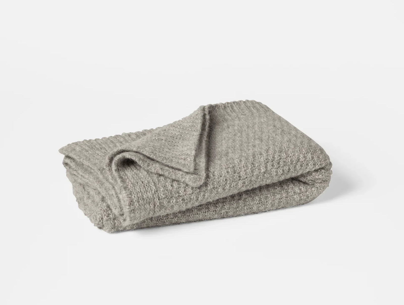 Coyuchi Cordillera Alpaca Cotton Knit Throw