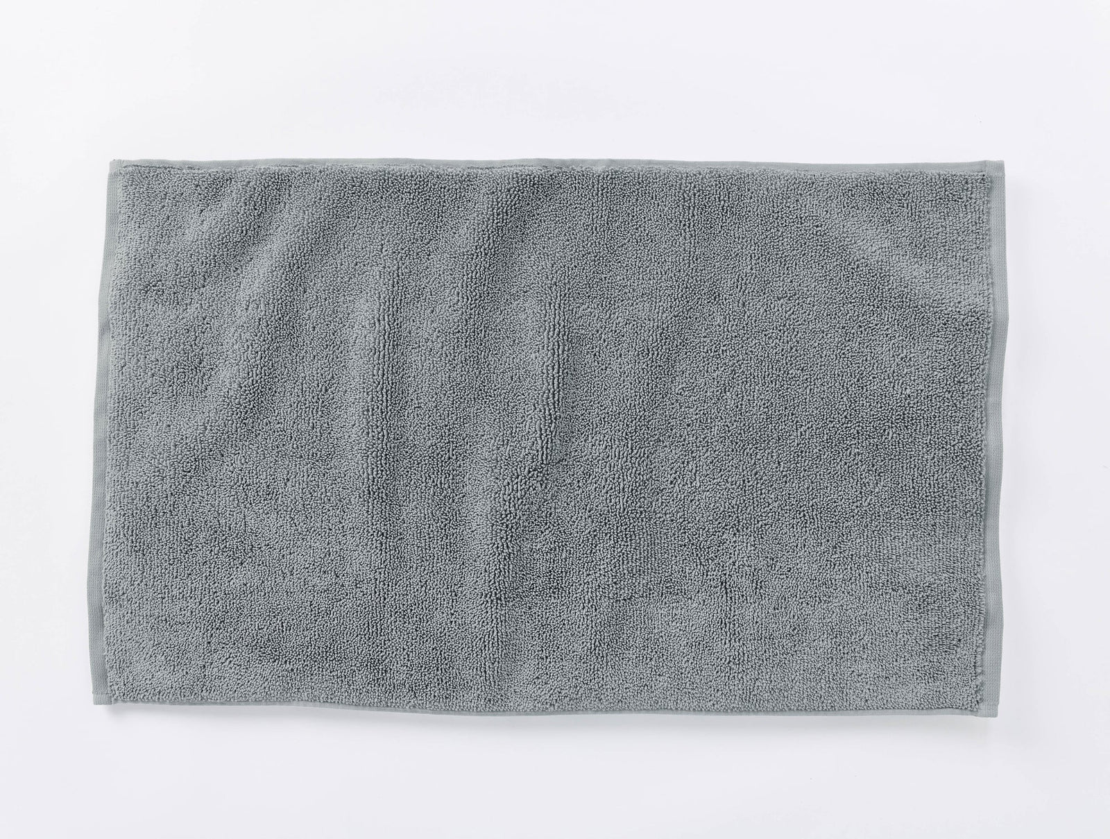 Coyuchi Bath Mat 19" x 32" Fossil Cloud Loom Organic Towels & Bath Mat