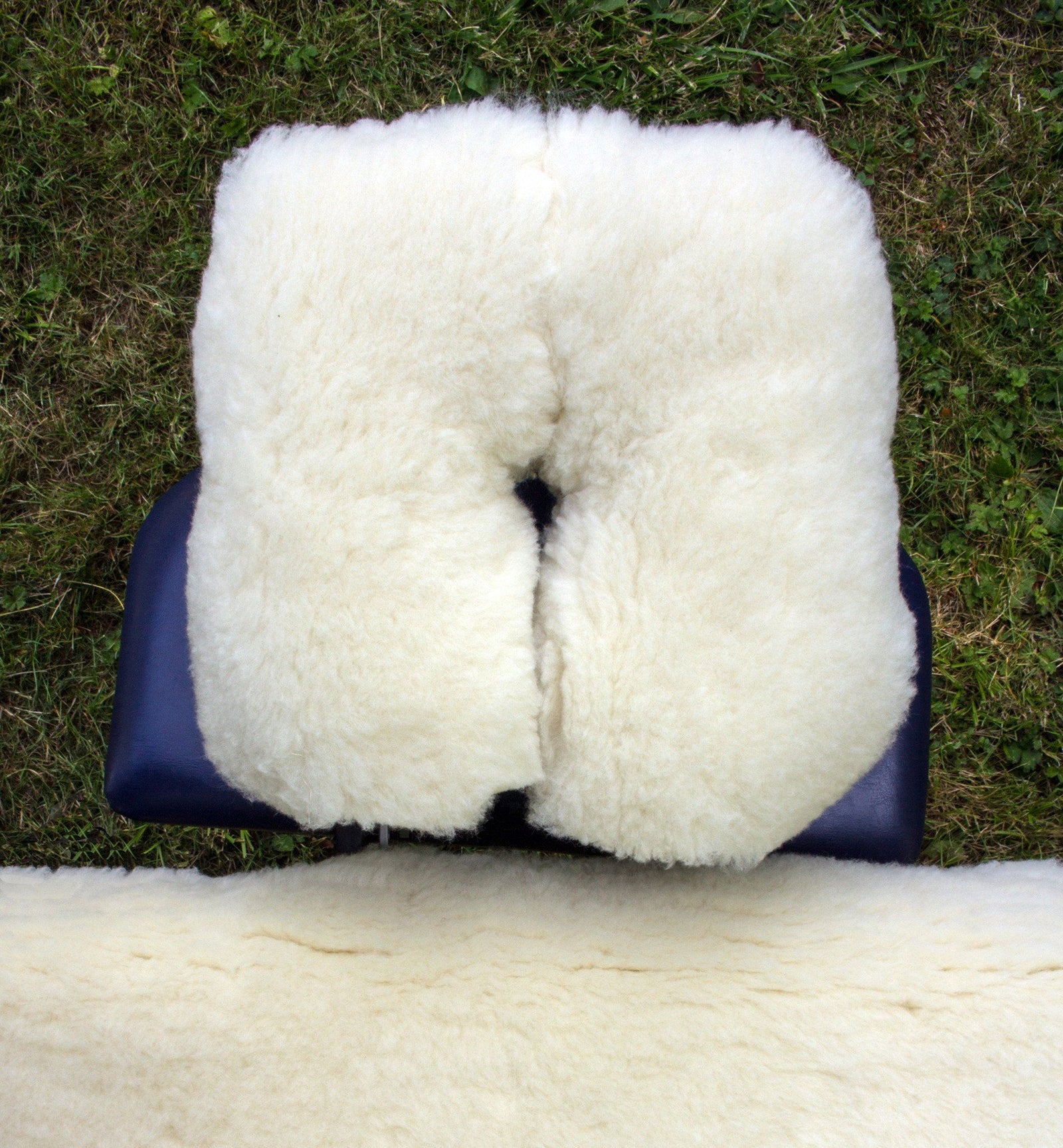 Holy Lamb Organics Headrest Cover Happy Lamb Fleece