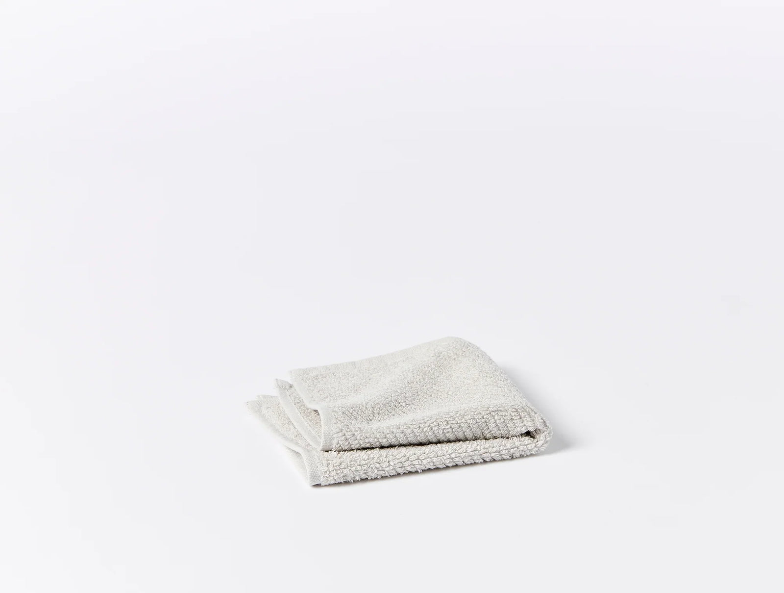 Coyuchi Wash Cloth Fog Air Weight Organic Towels & Bath Mats