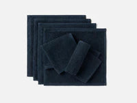 Coyuchi Wash Cloth Midnight Indigo Air Weight Organic Towels & Bath Mats