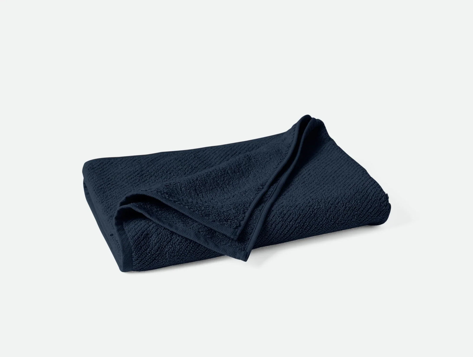 Coyuchi Bath Towel Midnight Indigo Air Weight Organic Towels & Bath Mats