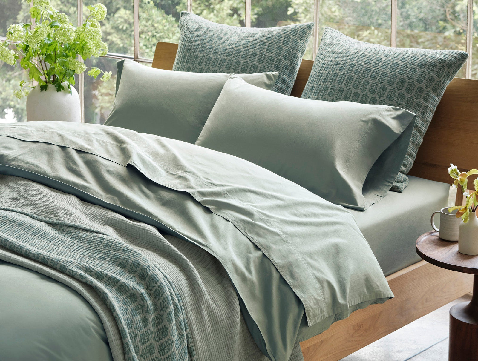 Organic Crinkled Percale™ Sheet Set