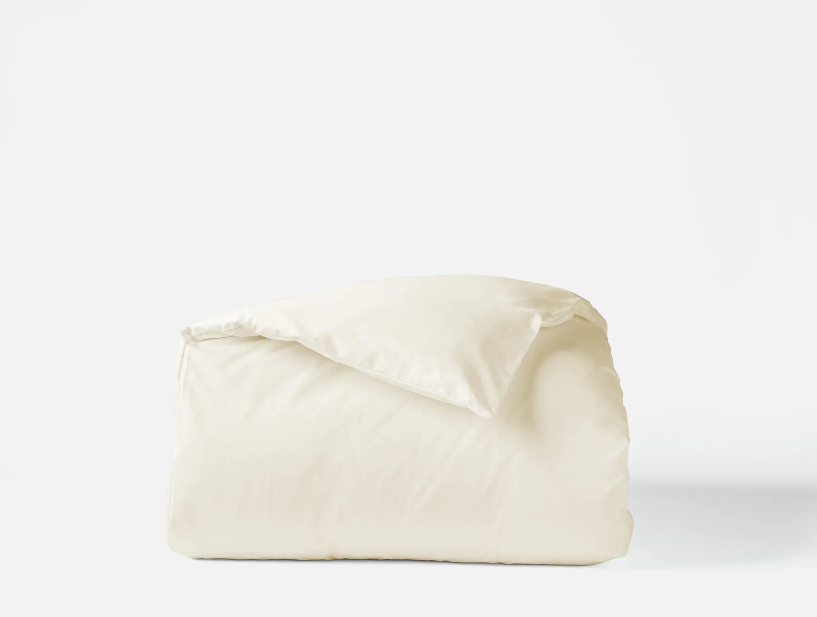 Coyuchi Full Queen Undyed Heirloom Organic Sateen Duvet Cover
