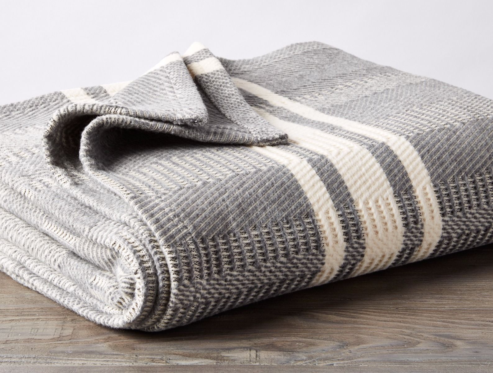 Coyuchi Gray Cirrus Supersoft Organic Cotton Throw