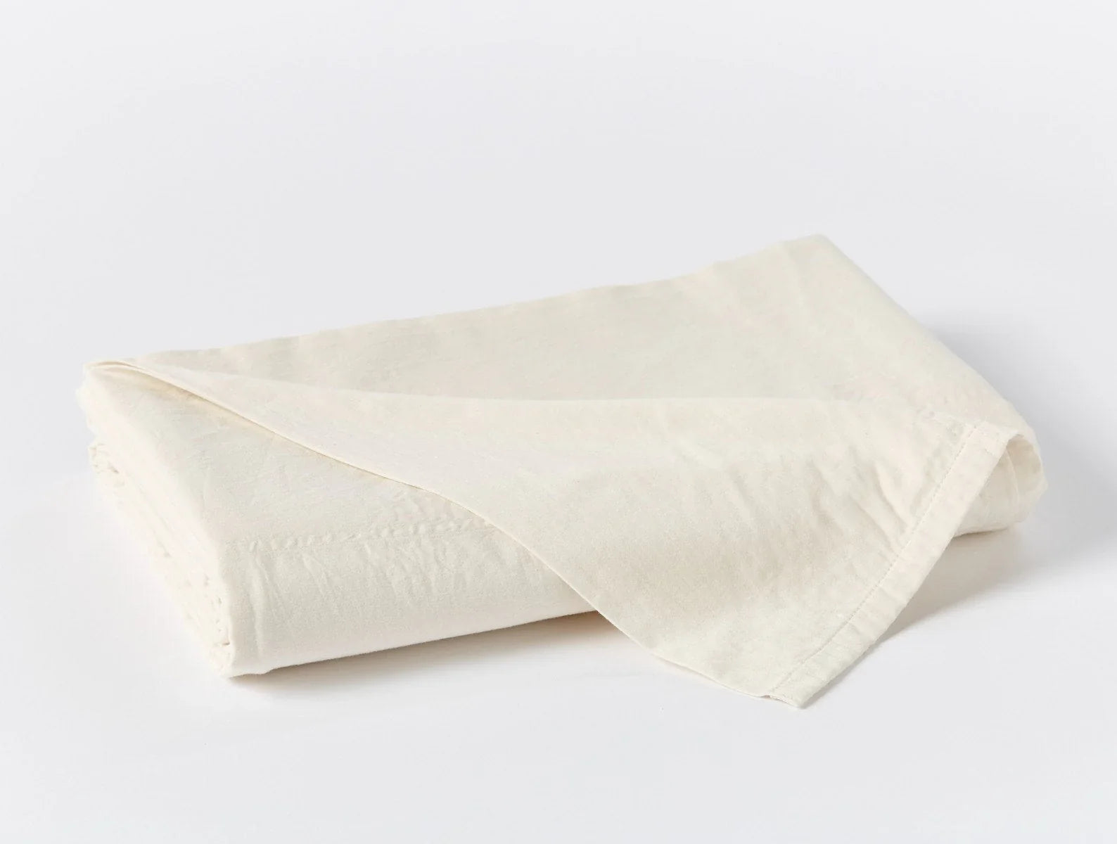 Coyuchi King Undyed Cloud Soft Organic Sateen Flat Sheets