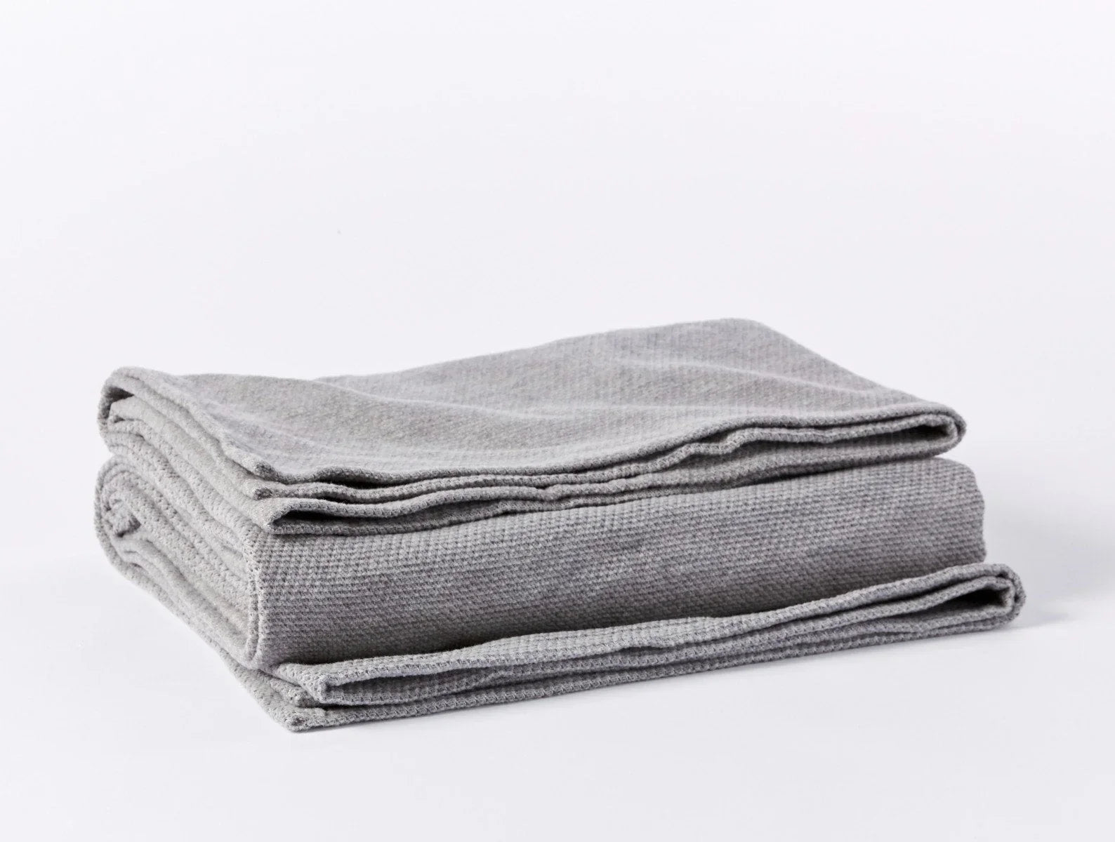 Coyuchi Throw Gray Sequoia Washable Organic Cotton & Wool Blanket