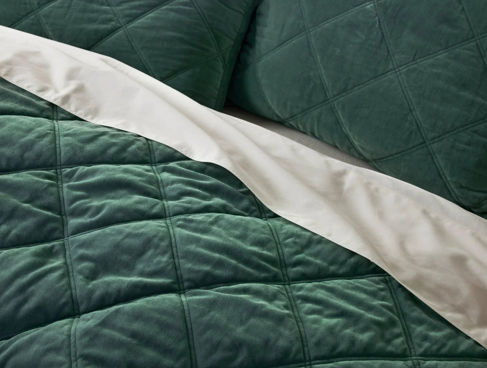 Coyuchi Evergreen Velvet Organic Quilt