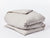 Coyuchi Pewter Organic Crinkled Percale Duvet Cover