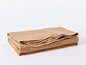 Coyuchi Ginger Honeycomb Organic Blanket