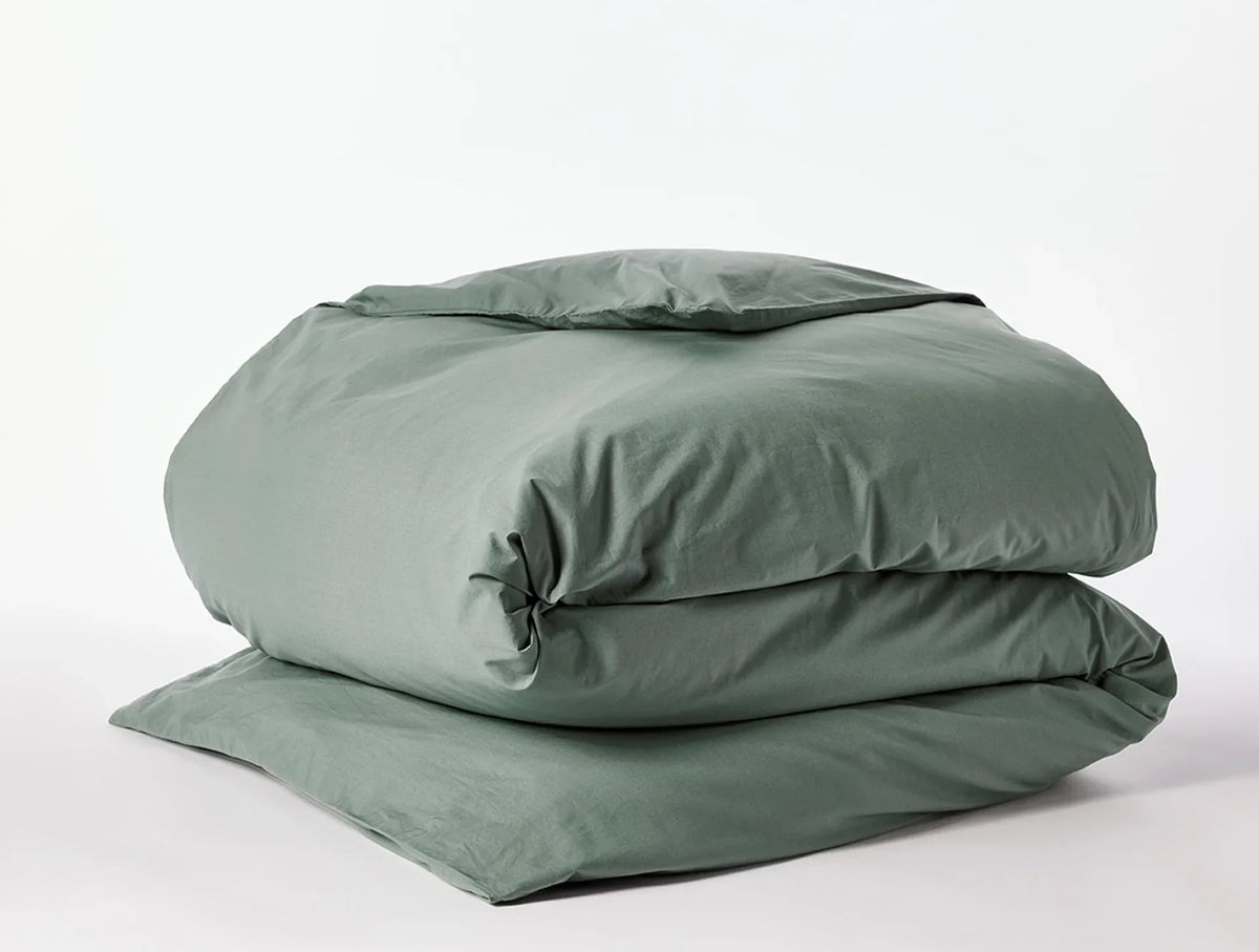 Coyuchi Refined Organic Percale Duvet Cover