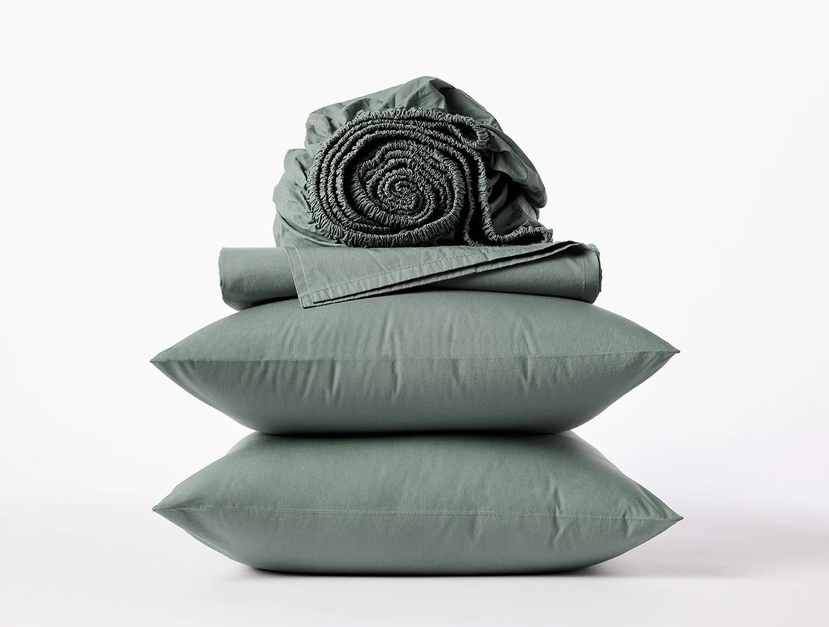 Coyuchi Refined Organic Percale Sheet Set