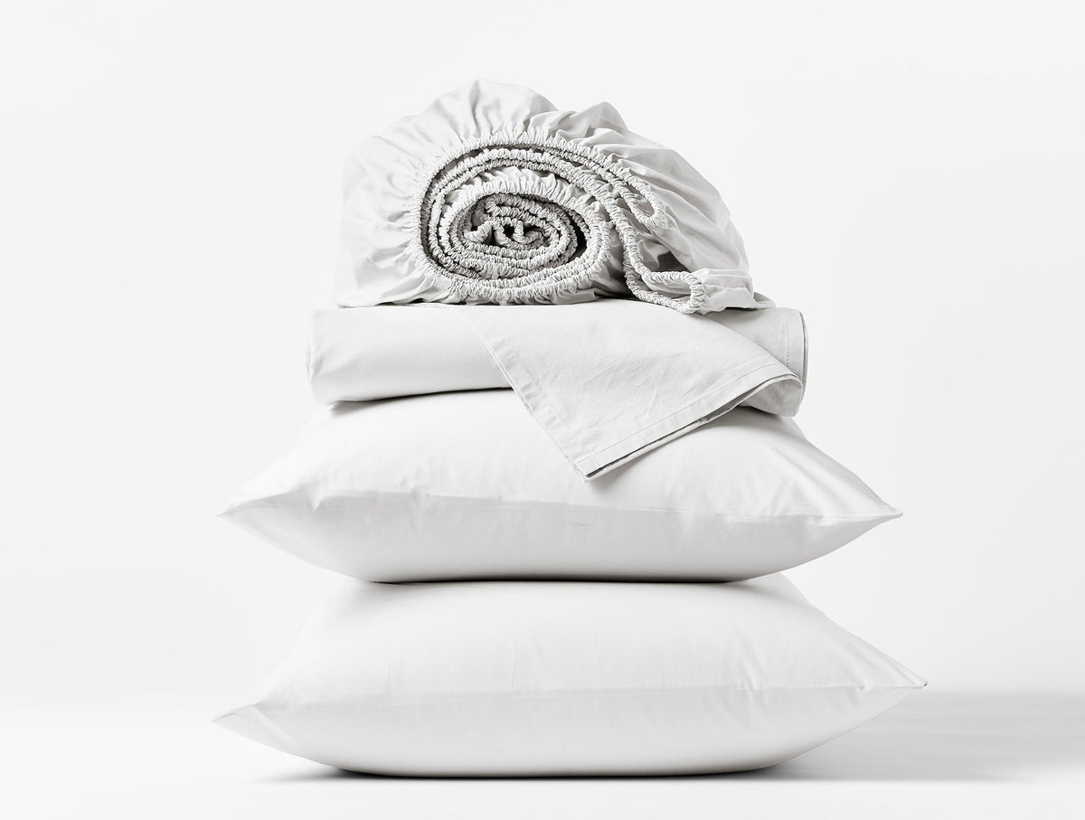 Coyuchi Refined Organic Percale Sheet Set
