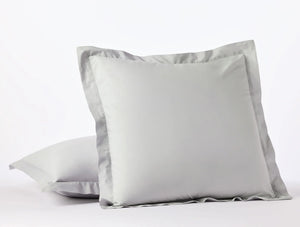 Coyuchi Euro Sham Seal Refined Organic Percale Duvet Cover