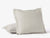 Coyuchi Euro Sham Stone Refined Organic Percale Duvet Cover