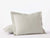Coyuchi Standard Sham Stone Refined Organic Percale Duvet Cover