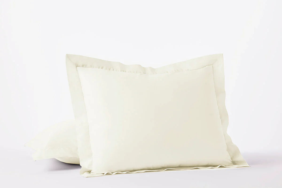 Coyuchi Standard Sham Undyed Refined Organic Percale Duvet Cover