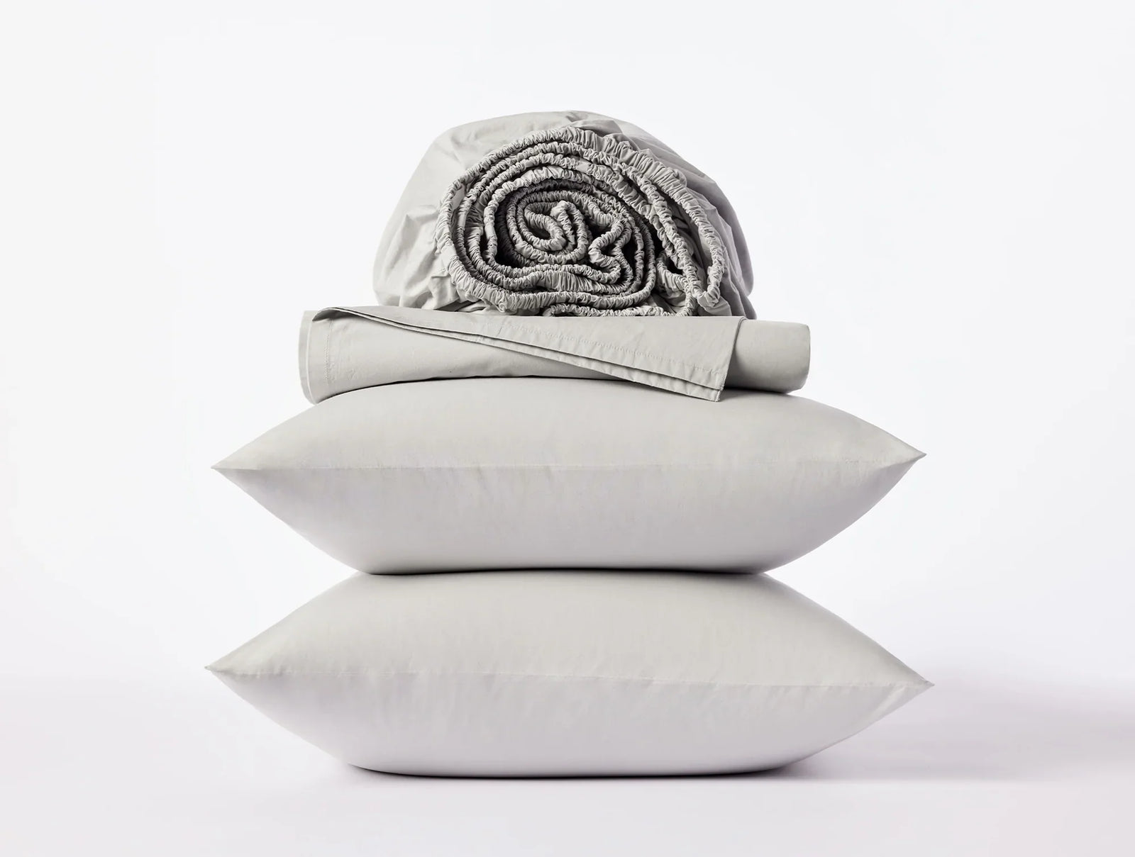 Coyuchi Twin Seal Refined Organic Percale Sheet Set