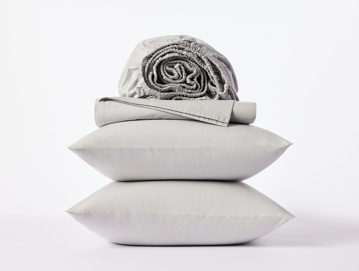 Coyuchi Refined Organic Percale Sheet Set