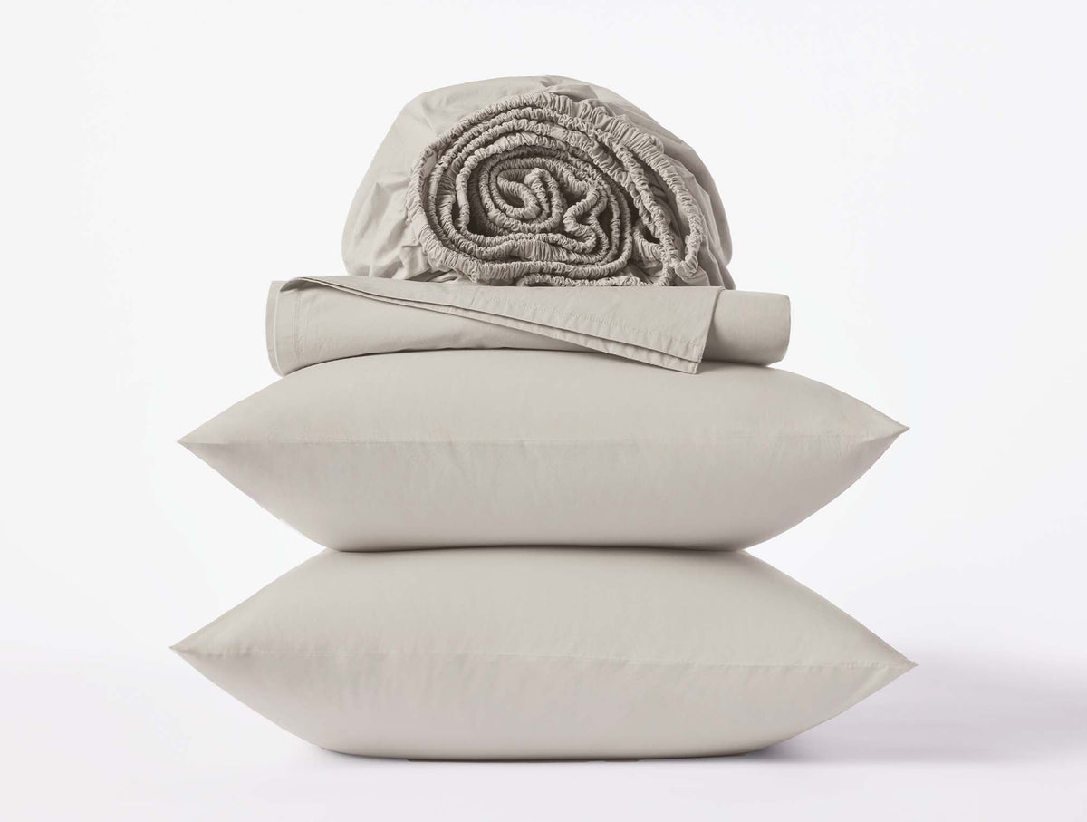 Coyuchi Refined Organic Percale Sheet Set