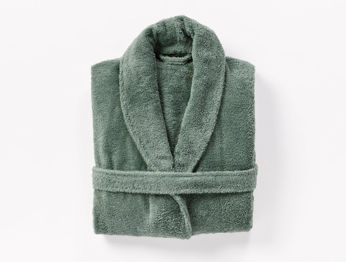 Coyuchi XSmall Small Juniper Unisex Cloud Loom Organic Robe