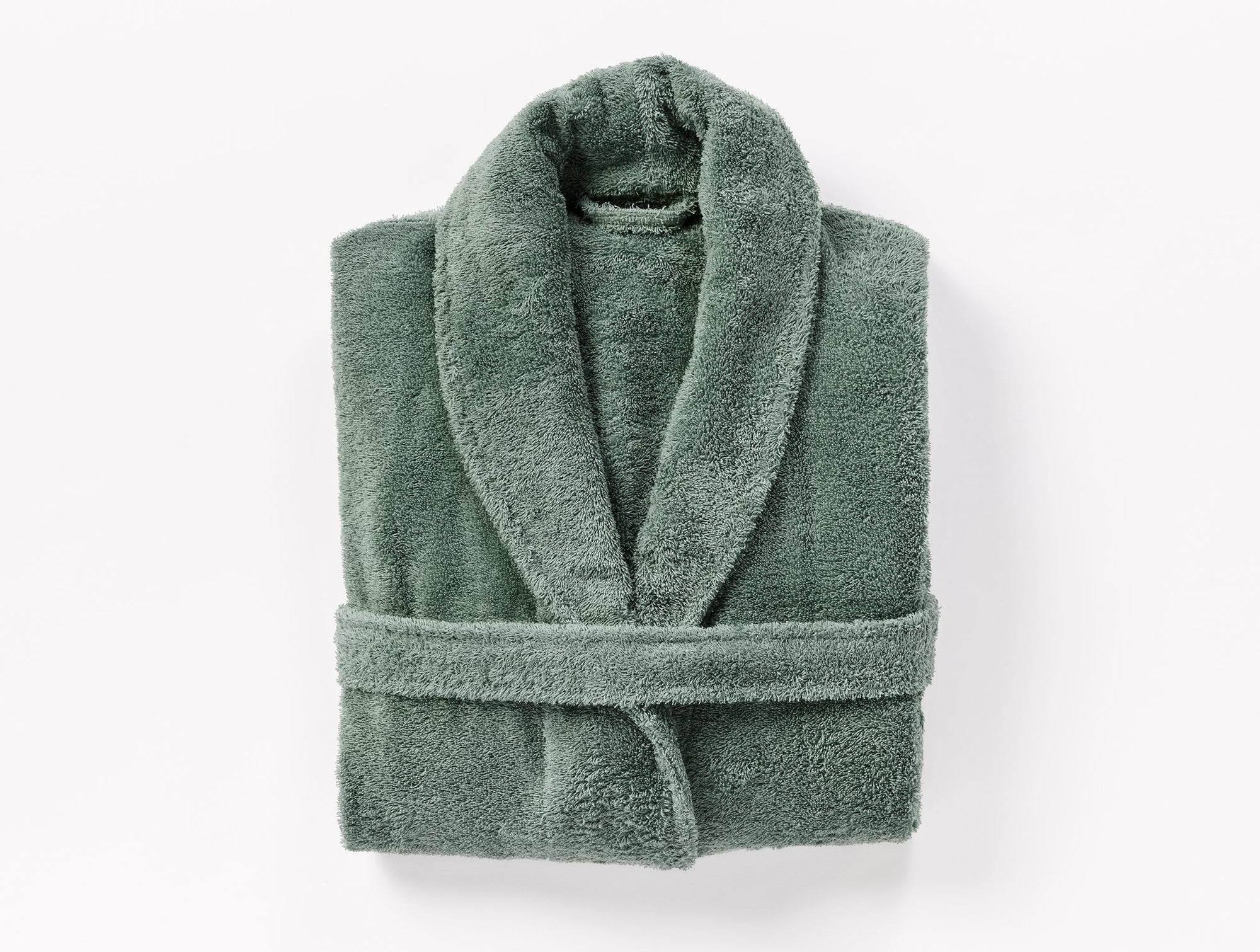Coyuchi Small Medium Juniper Unisex Cloud Loom Organic Robe