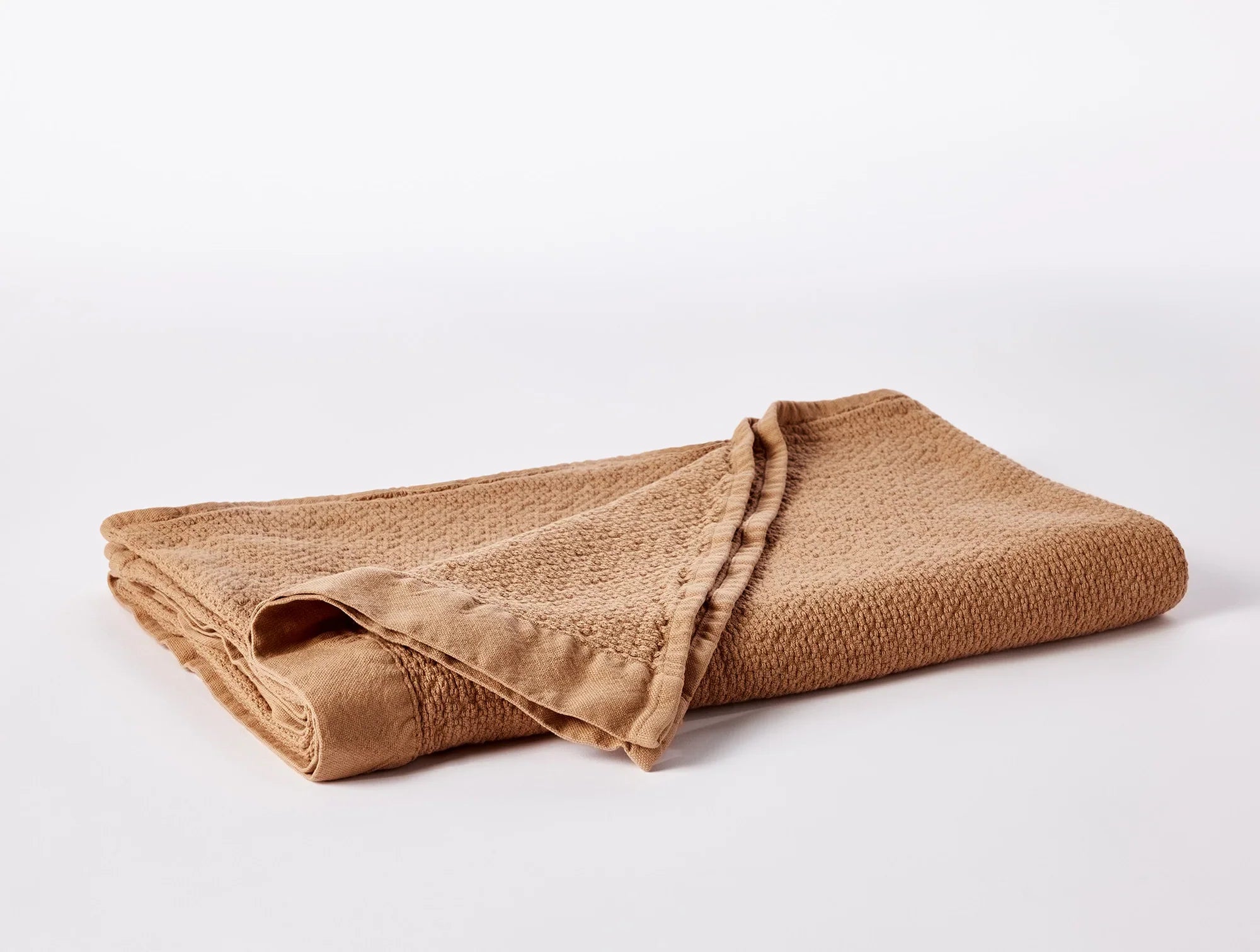 Coyuchi Bath Sheet Ginger Adriatic Organic Towels