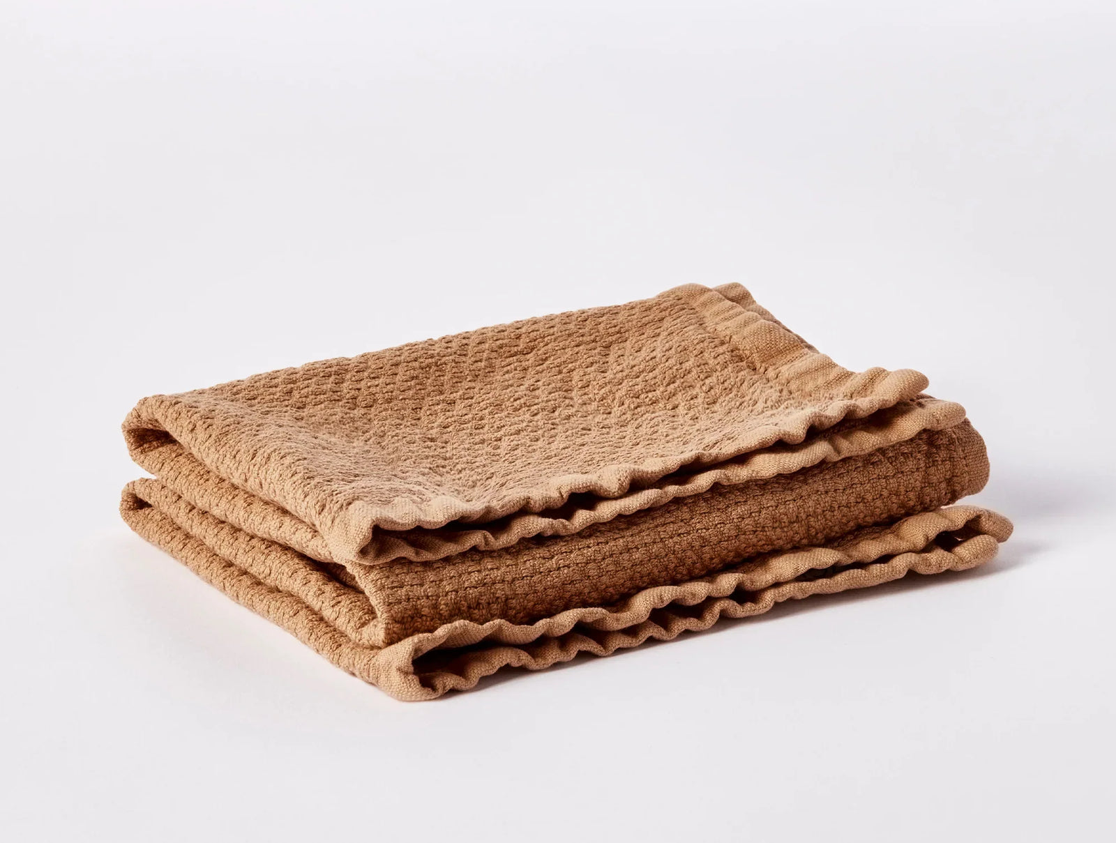 Coyuchi Guest Towel Ginger Adriatic Organic Towels