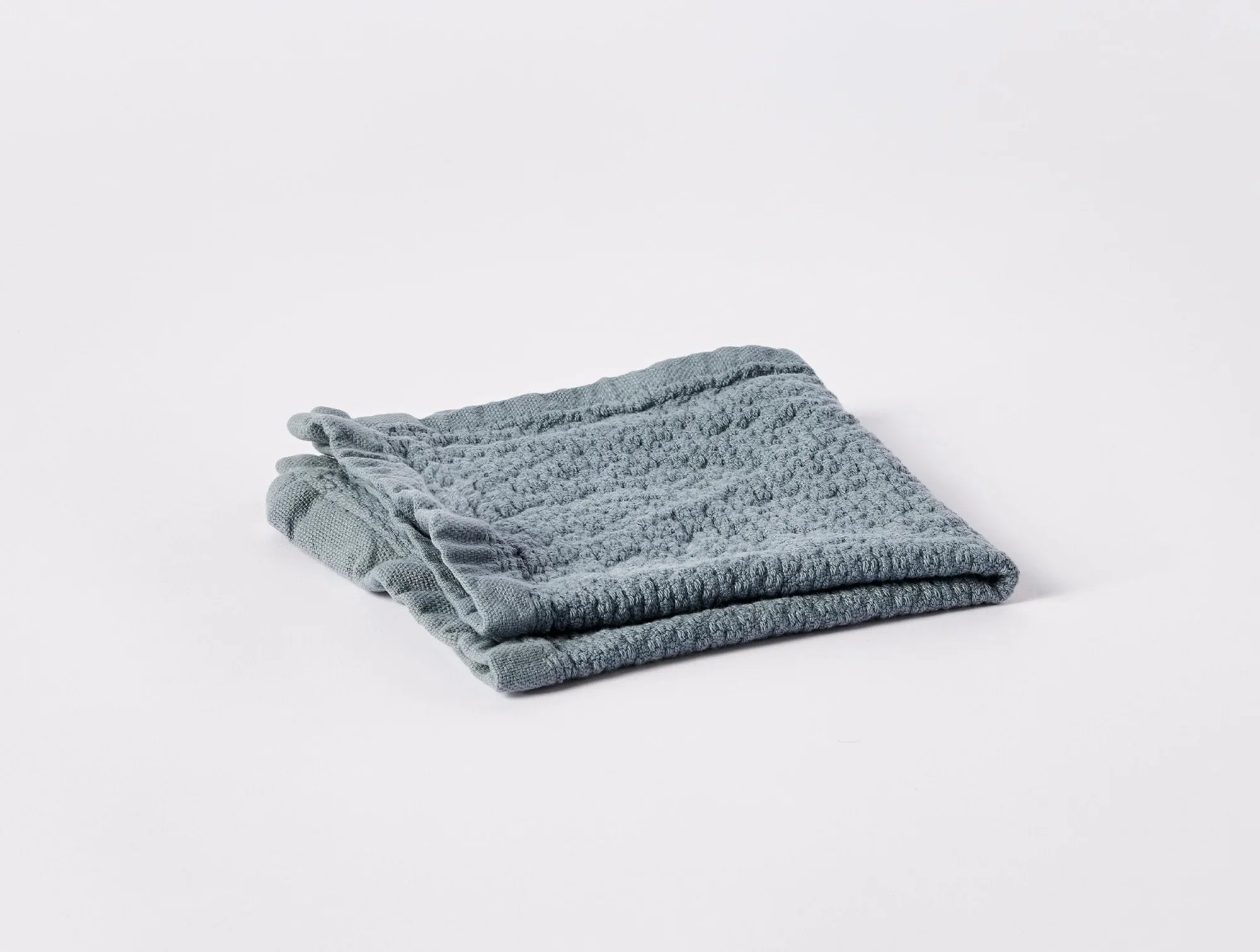 Coyuchi Wash Cloth River Adriatic Organic Towels