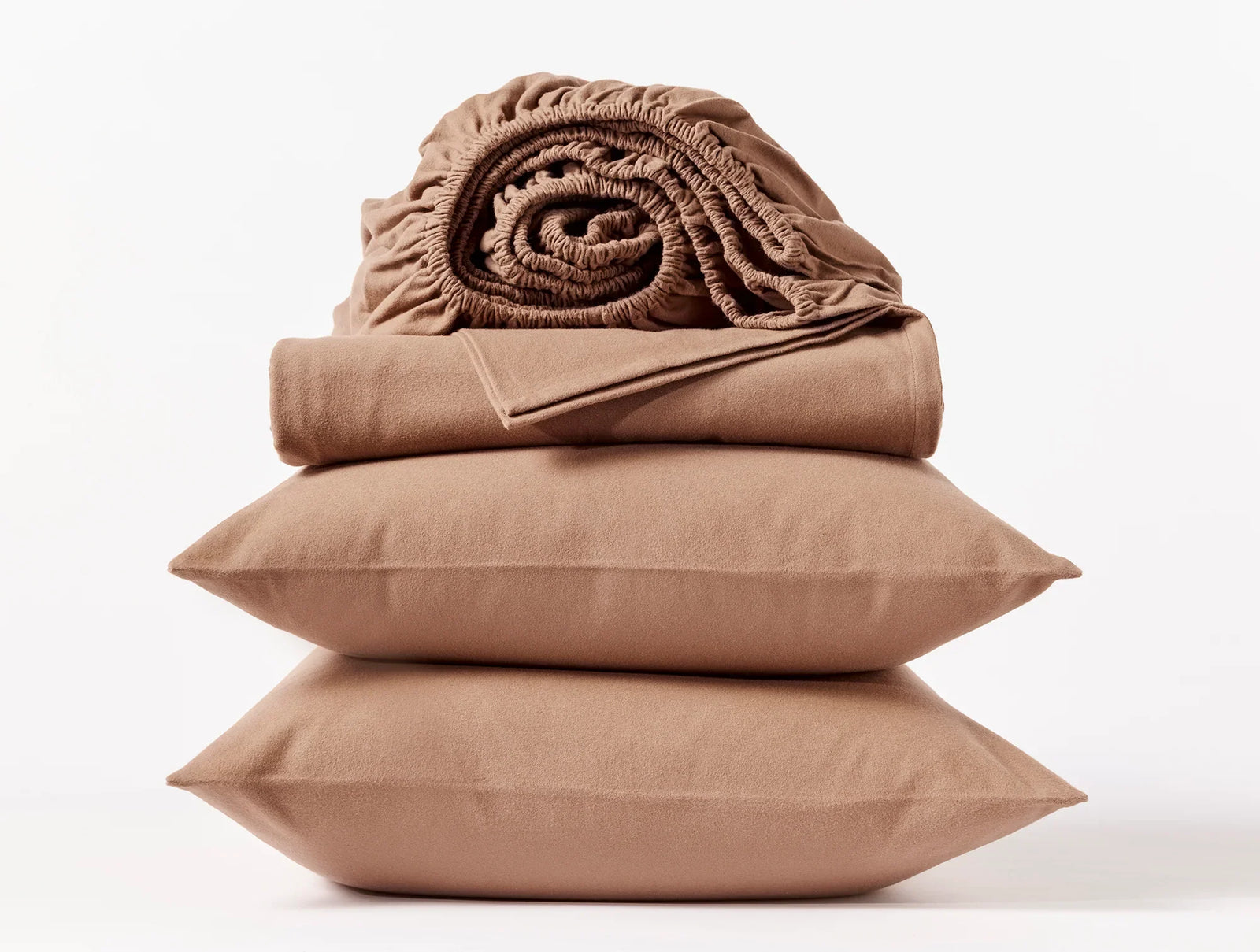 Coyuchi Cloud Brushed Organic Flannel Sheet Set