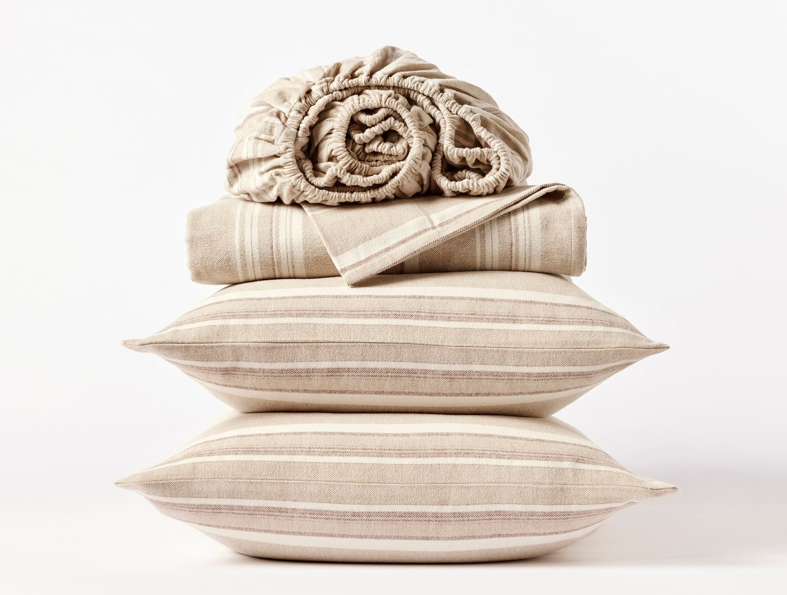 Coyuchi Cloud Brushed Organic Flannel Sheet Set