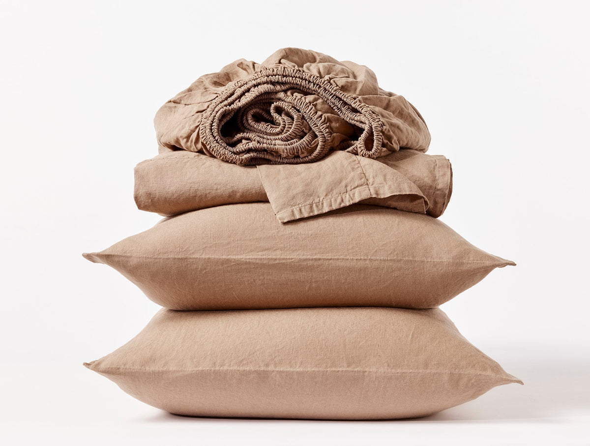 Coyuchi Organic Relaxed Linen Sheet Set