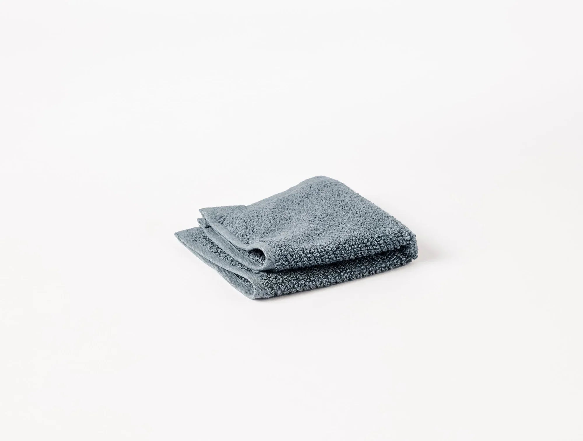 Coyuchi Wash Cloths - Set of 6 Gulf Air Weight Organic Towels & Bath Mats