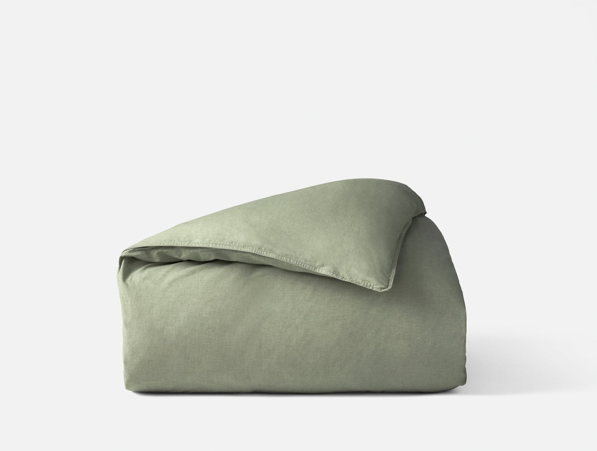 Coyuchi Organic Crinkled Percale™ Duvet Cover