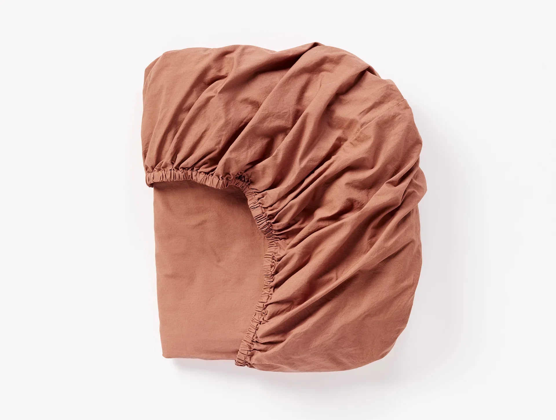 Coyuchi Organic Crinkled Percale Fitted Sheet