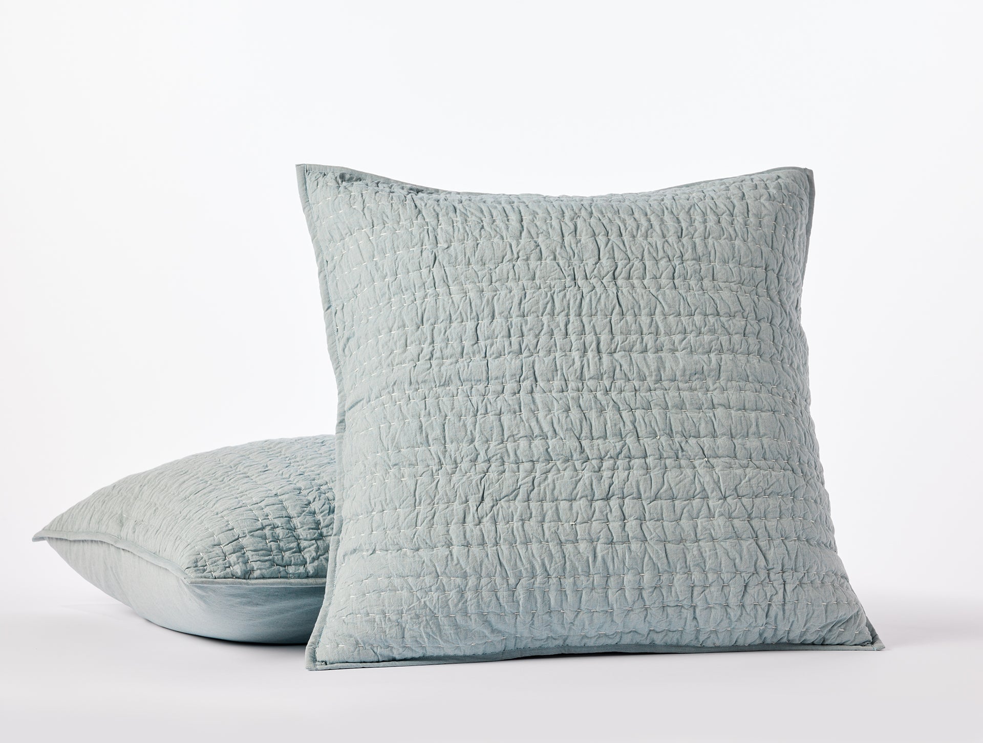 Coyuchi Channel Handstitched Organic Quilt