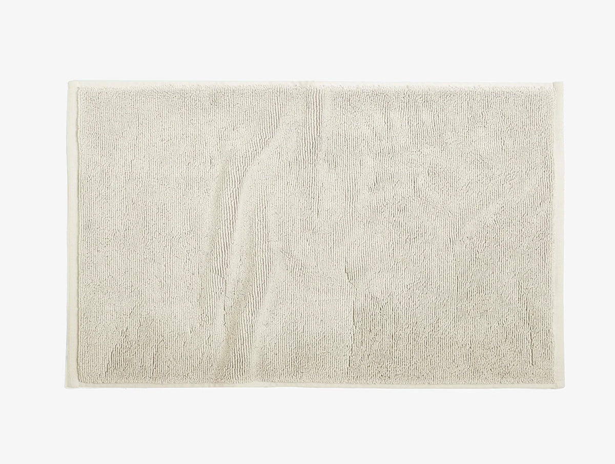 Coyuchi Bath Mat 24&quot; x 36&quot; Undyed Cloud Loom Organic Towels &amp; Bath Mat