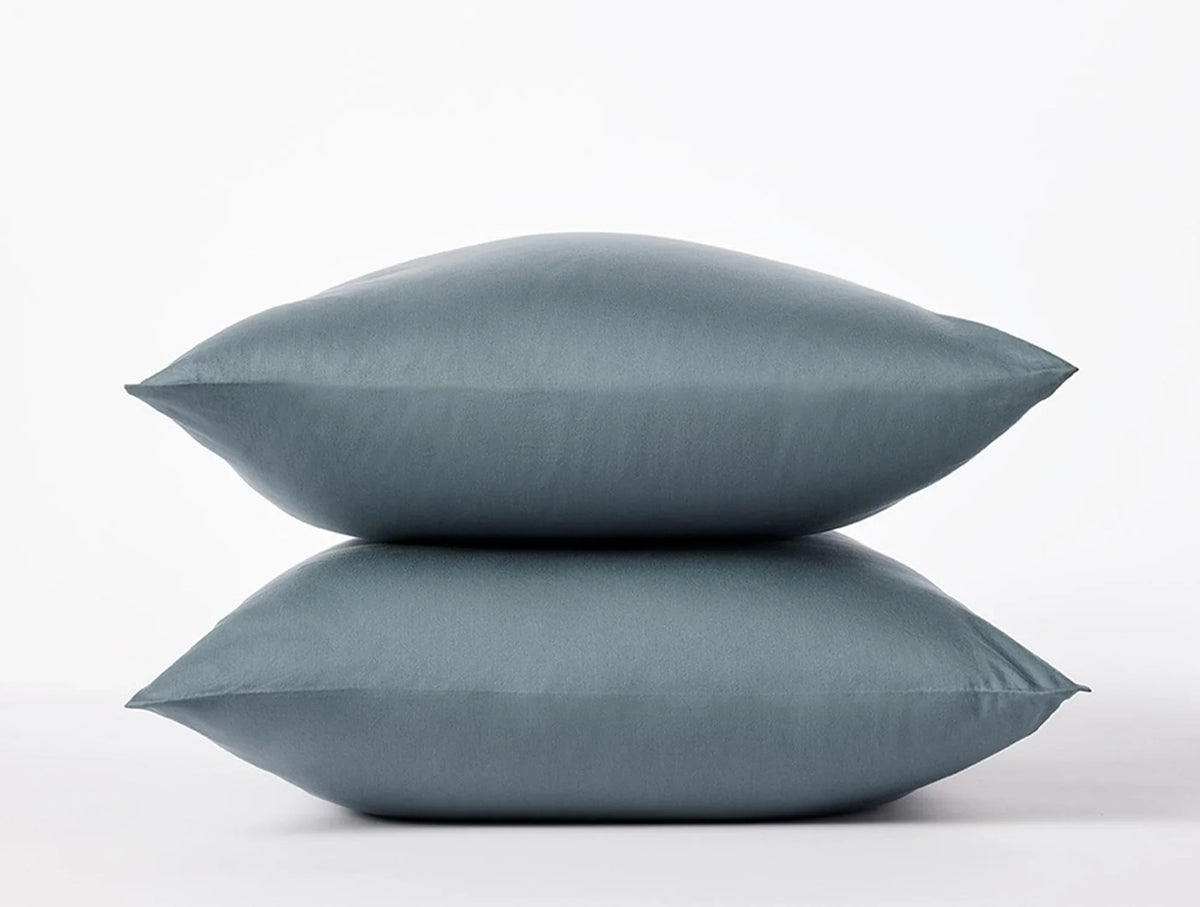 Coyuchi Pillowcase set - King Gulf Cloud Soft Organic Sateen Sheet Set