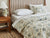 Coyuchi Undyed w Lagoon Coyuchi + Rejuvination Flora Organic Print Duvet Cover