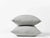 Coyuchi King Pillowcase Set Pewter Organic Crinkled Percale Sheet Set