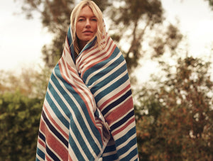 Coyuchi Dawn Stripe Organic Beach Towel