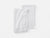 Coyuchi Alpine White w Fog Alder Organic Hand Towel, Set of 2