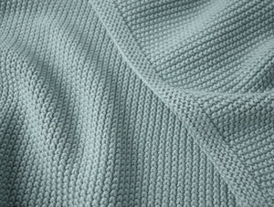 Coyuchi Lagoon Arroyo Organic Knit Baby Blanket