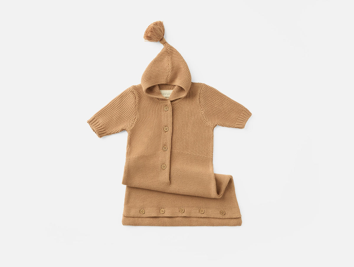 Coyuchi Arroyo Organic Knit Baby Snuggle Sack