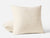 Coyuchi Sham - Euro Natural Chambray w Multi Cambria Embroidered Organic Linen Duvet Cover